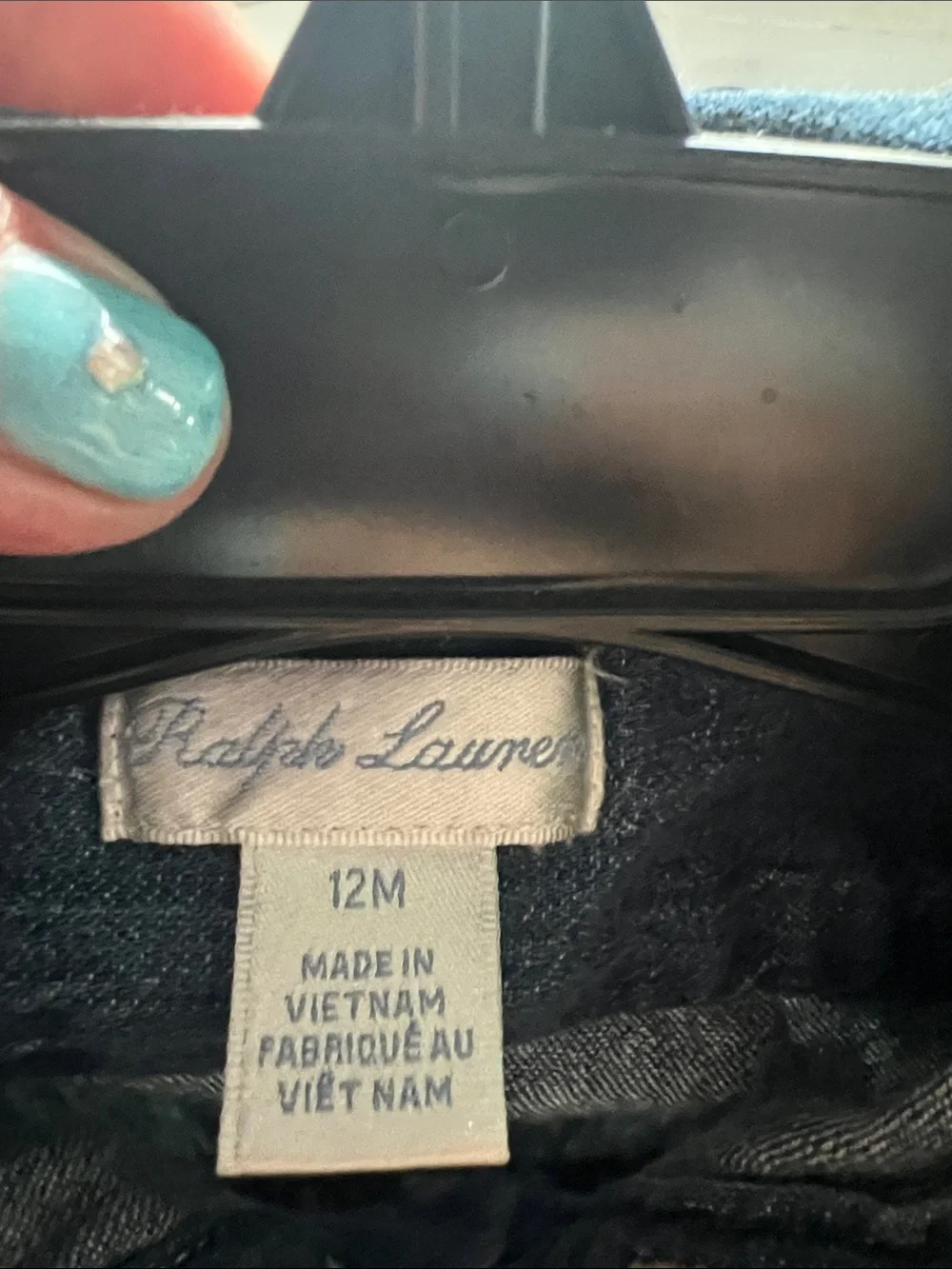 Ralph Lauren Jean Dress 12 months